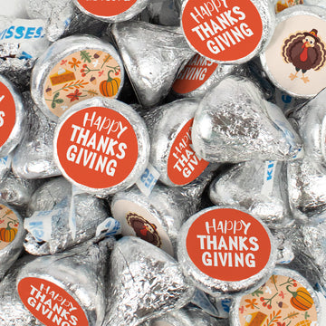 Fall Stickered Hershey's Kisses