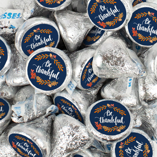 Thankgsiving Fall Thankful Stickered Hershey's Kisses